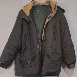 Green Puffer Coat